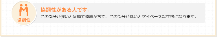 強調性がある人です。